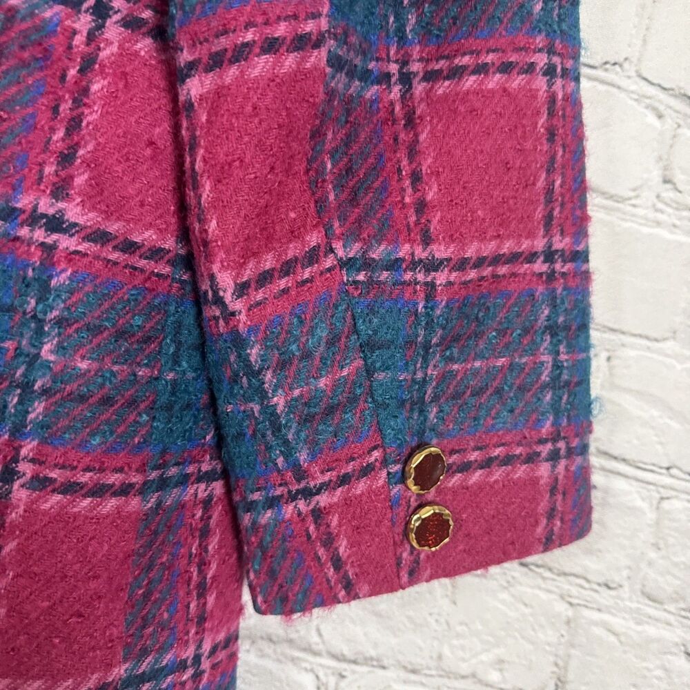 Pendleton Blazer Jacket Virgin Wool Multi Tartan … - image 8